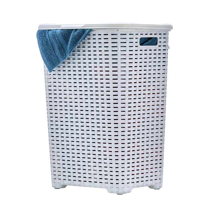 Rebrilliant Wicker Laundry Hamper & Reviews Wayfair Canada